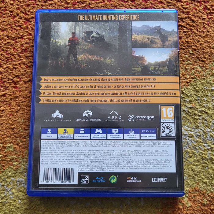 The Hunter Call of the Wild PS4 Playstation 4, Skup/Sprzedaż