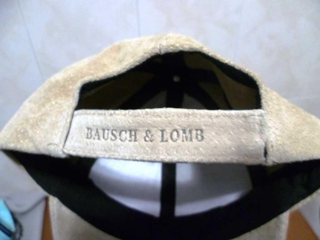 Boné / Chapéu em Pele marca Bausch & Lomb