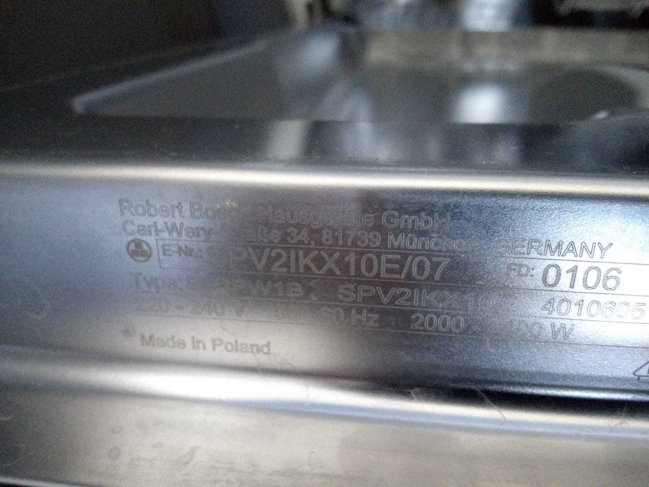 zmywarka BOSCH SPV2IKX10E używana - SPRAWNA + gratisy