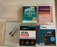 GMAT - mega zestaw! Official Guide + Manhattan Prep + oficjalny notes