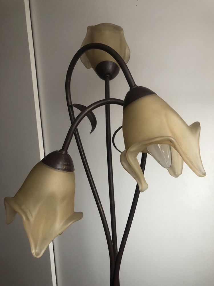 Lampa podłogowa kwiaty lampka stojąca 160 cm