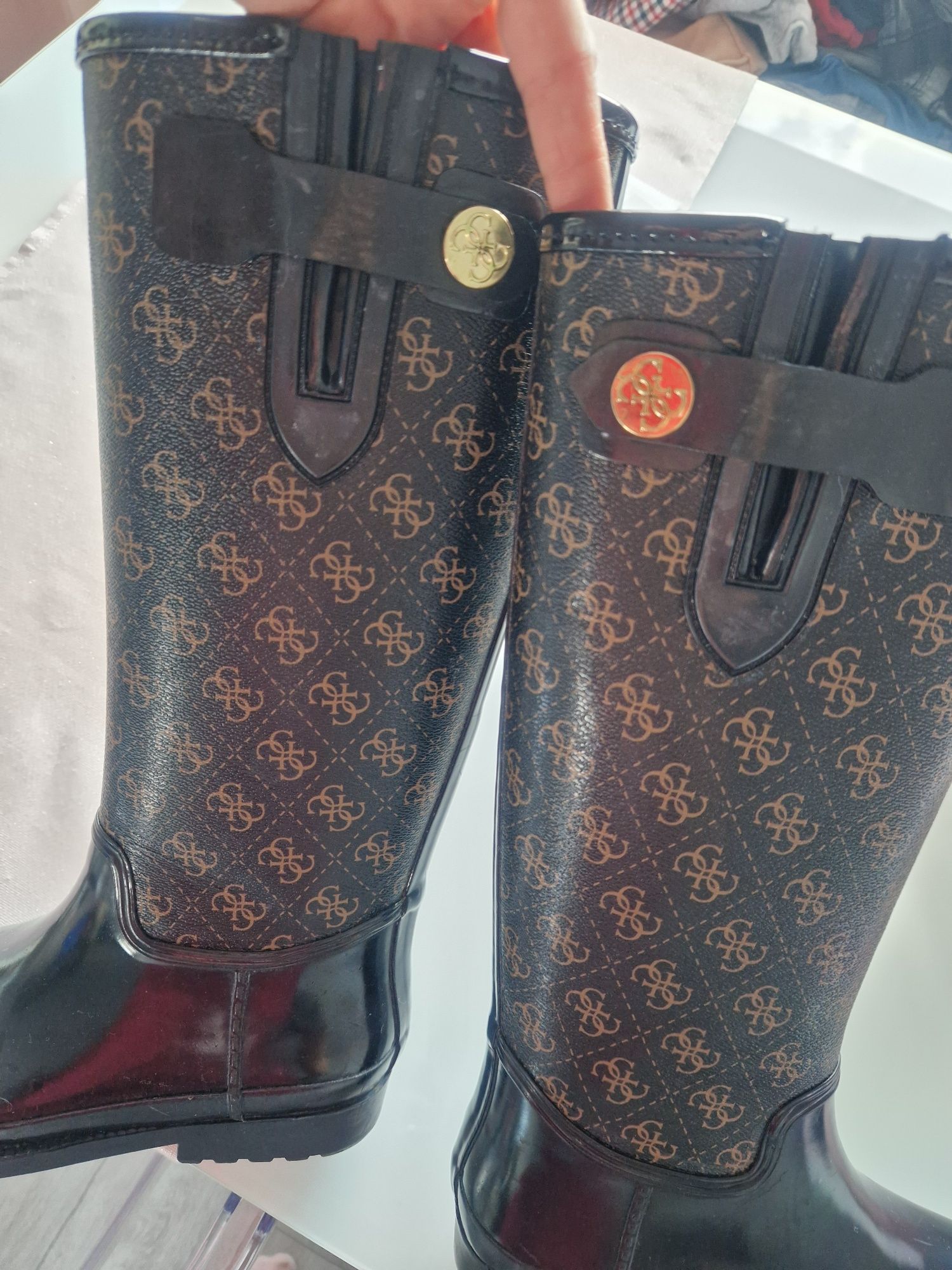 Kalosze guess Eberto monogram r. 38