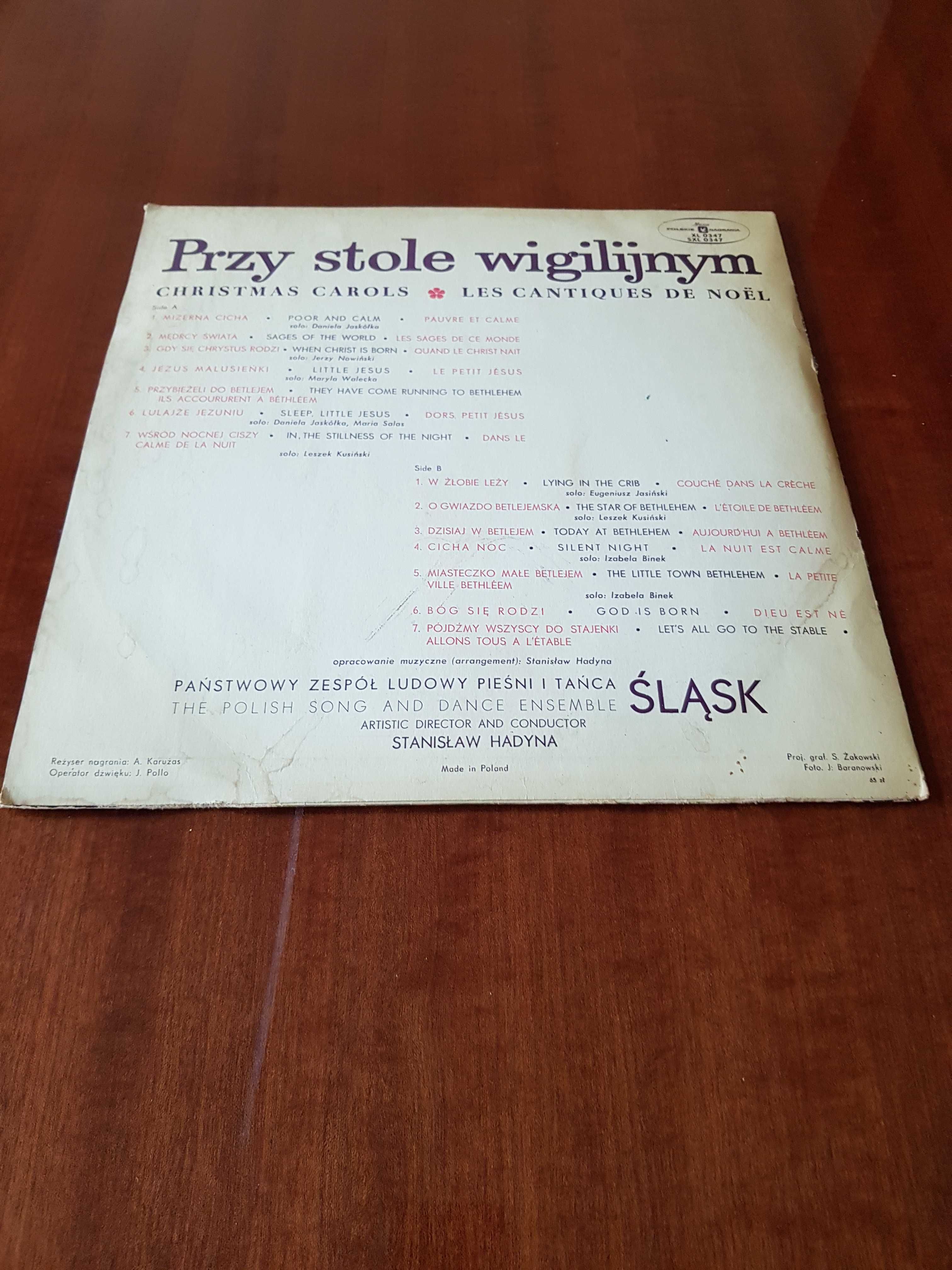 Vinyl "Przy wigilijnym stole" Śląsk 1966