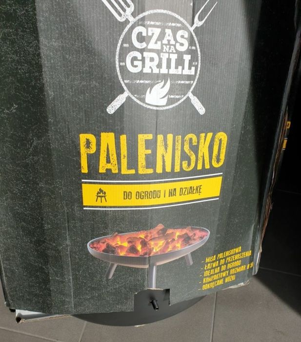 Palenisko ogrodowe z nogami solidne 59cm