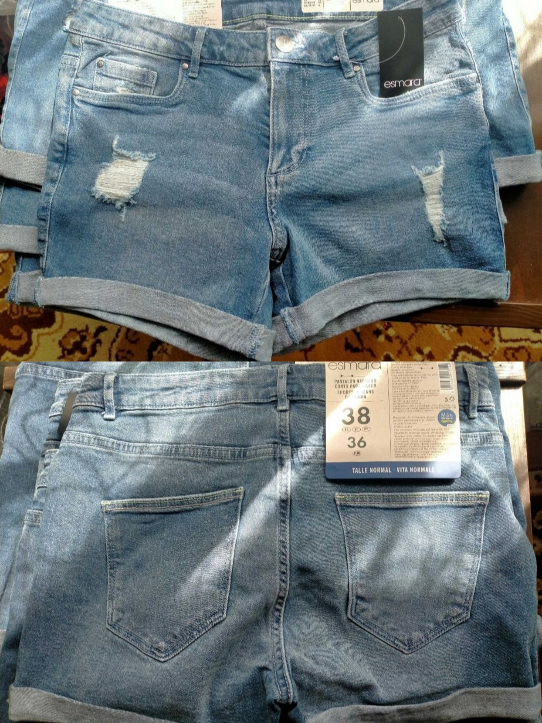 РОЗПРОДАЖ Шорти джинсові Esmara S,M,L,XL