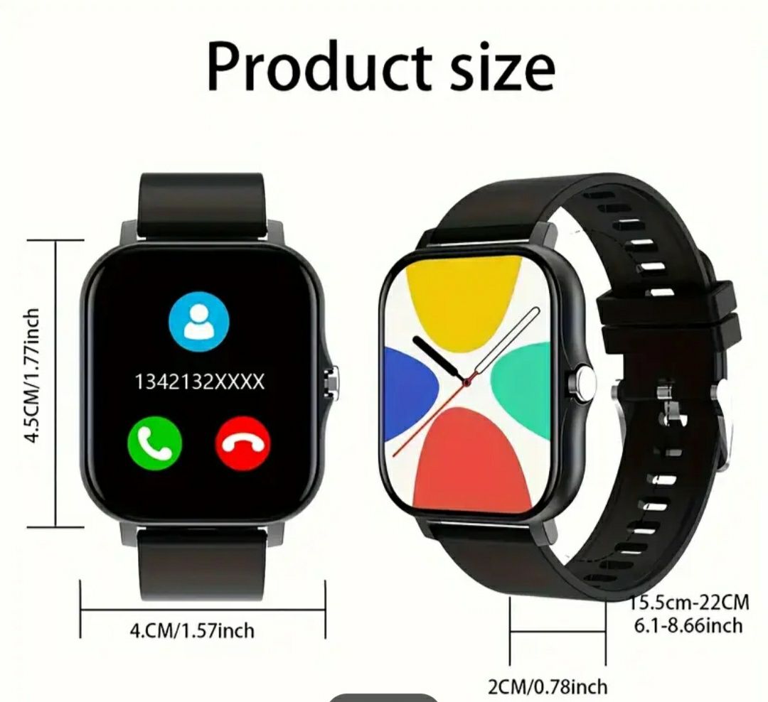 Smartwatch Y13, pełny monitoring