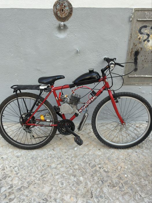 Bicicleta motorizada 100cc 2t - motor 0 km