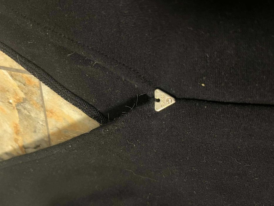 Sukienka guess czarna S siatka mesh sexy dekolt