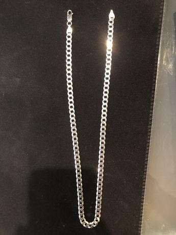 Łańcuszek naszyjnik srebrny 50 cm nowy