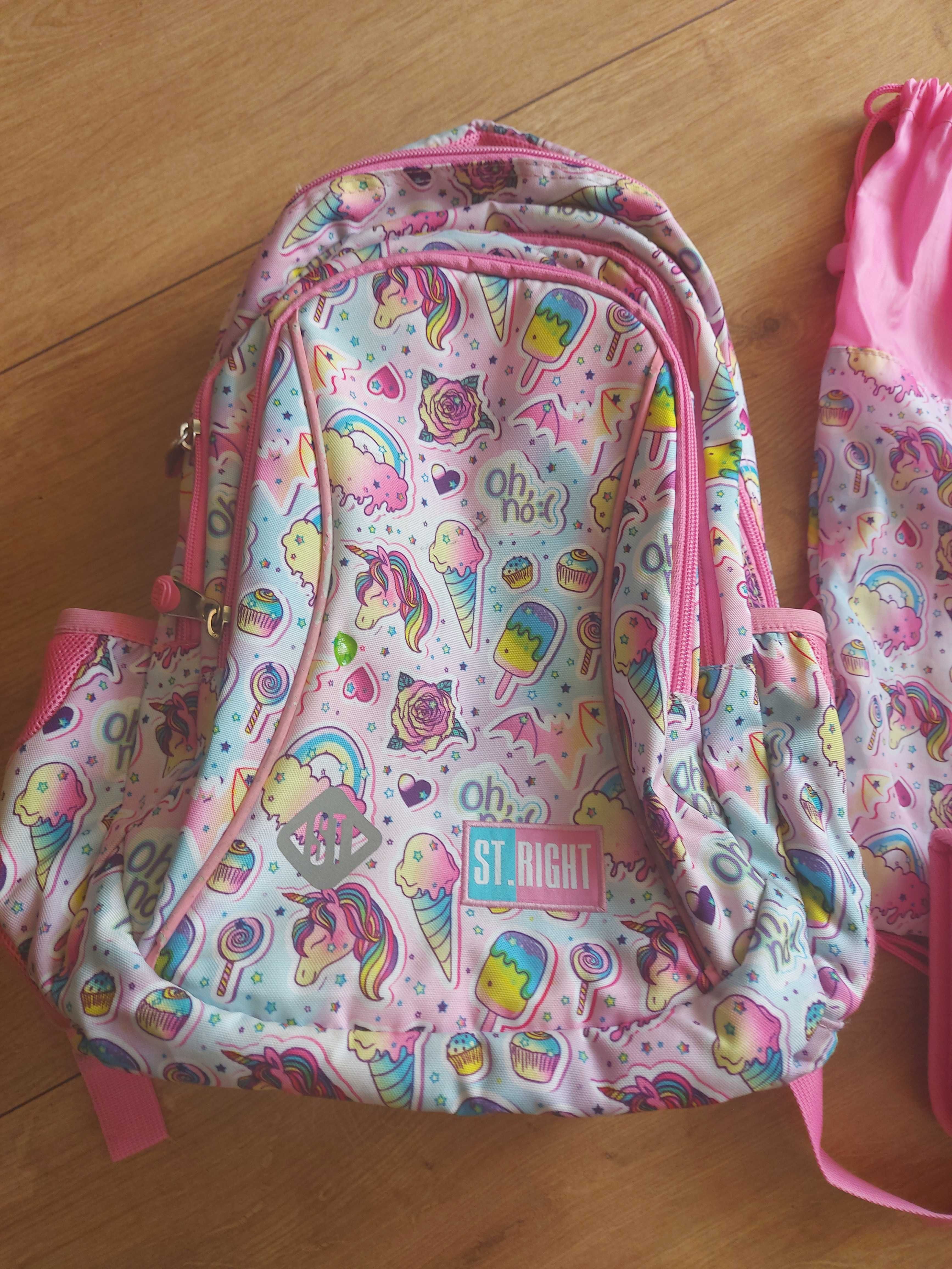 plecak szkolny dla dziewczynki