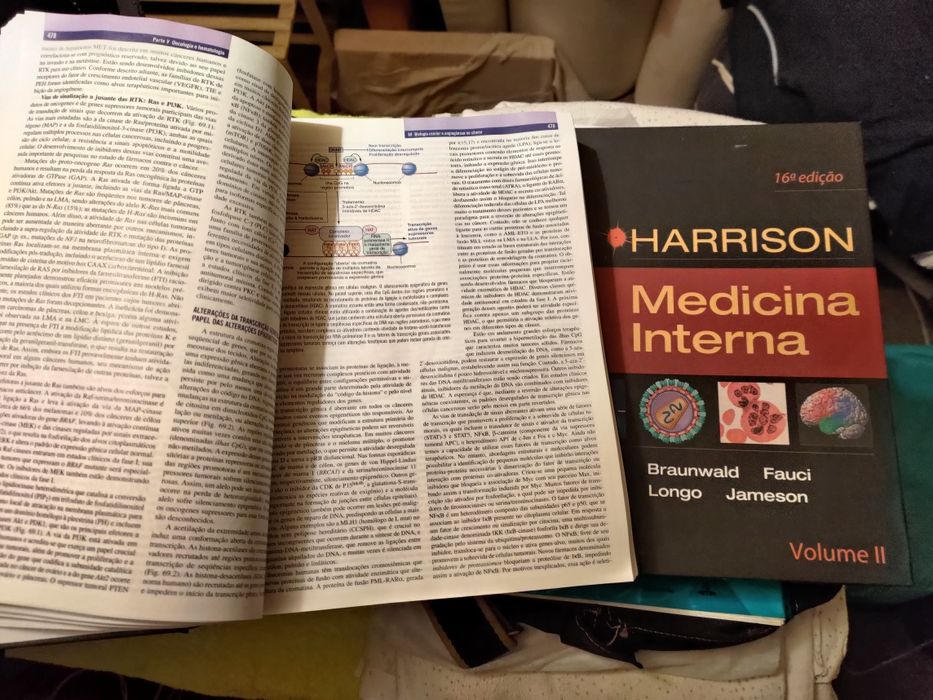 Livros de Medicina Interna Harrison.