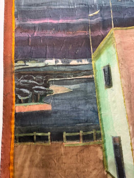 obraz na jedwabiu "Dom" Joanna Stasiak, 2010, tajemniczy, nieoczywisty