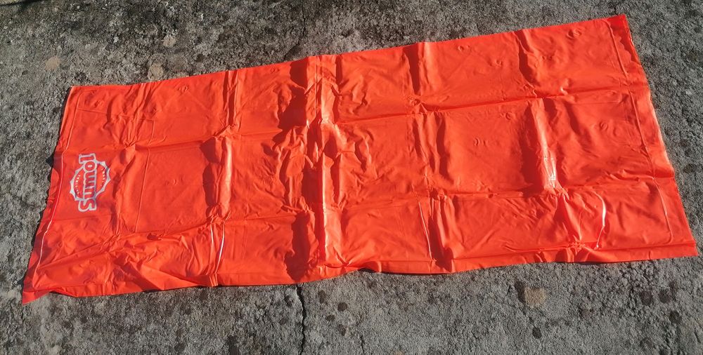 Colchão piscina laranja