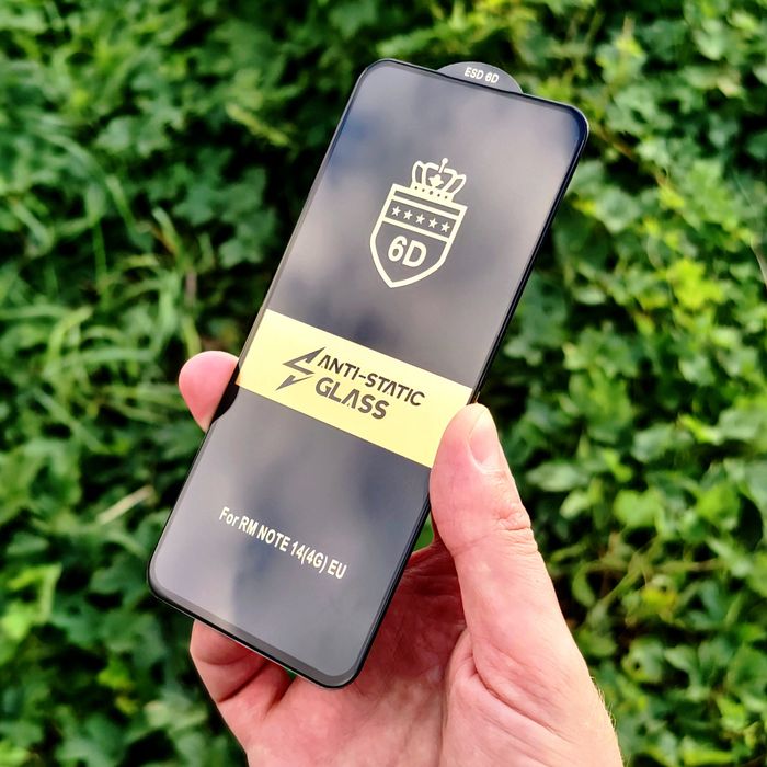 Захисне скло 6D для Xiaomi Redmi Note 14 (4G)  EU защитное стекло