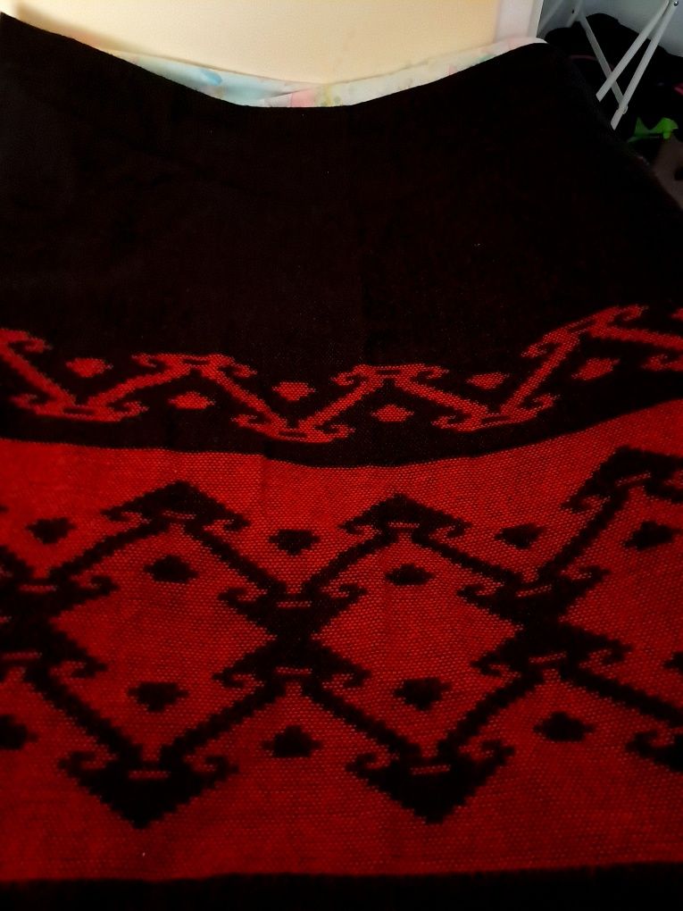 Piękny tradycyjny szal / narzuta turecki vintage frendzle