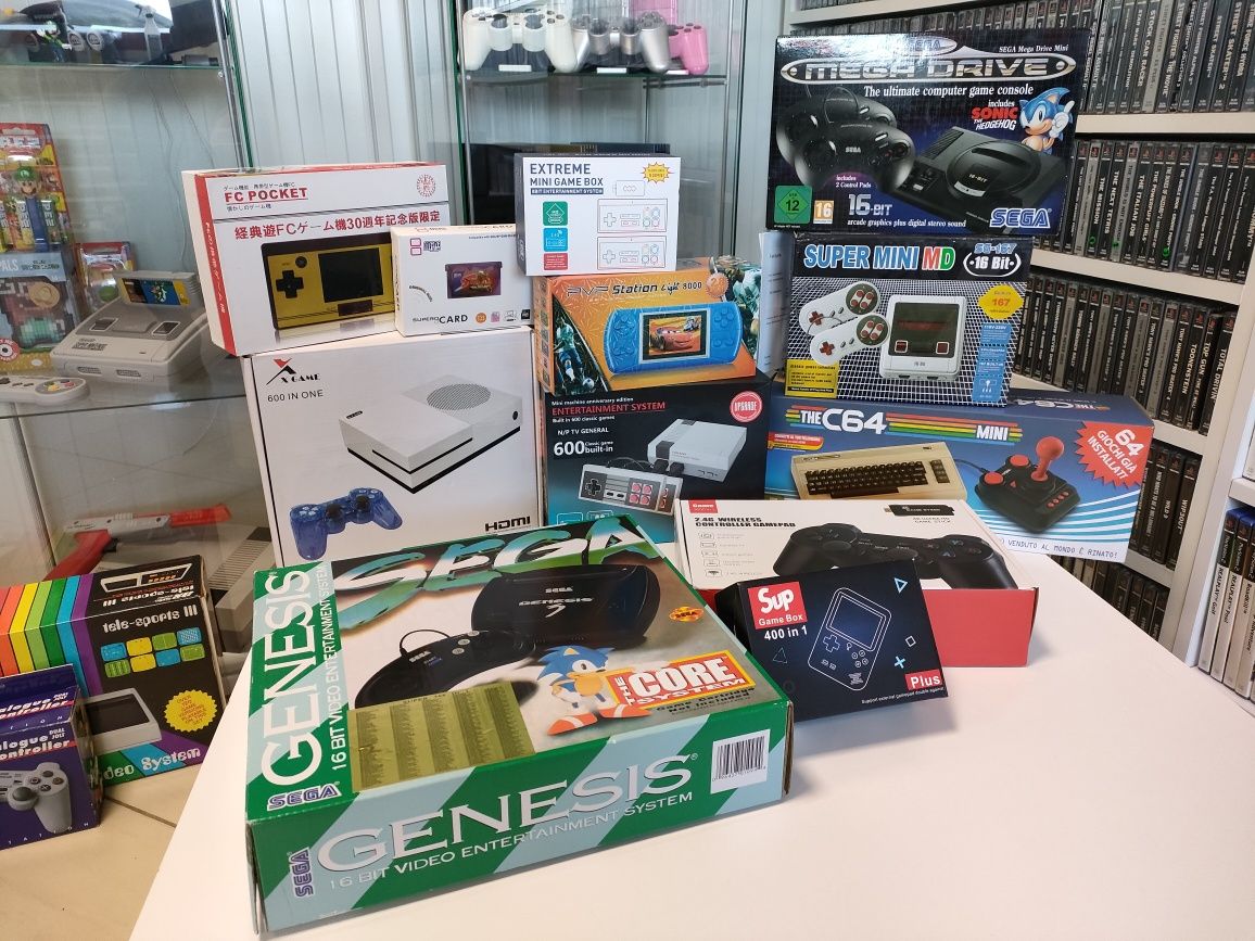 PlayStation Amiga Nintendo Atari Sega Pegasus Gry