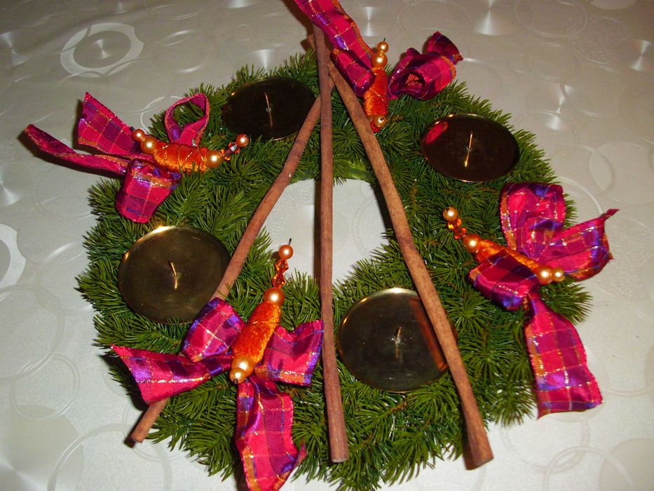 Wieniec adwentowy / świąteczny / na stół