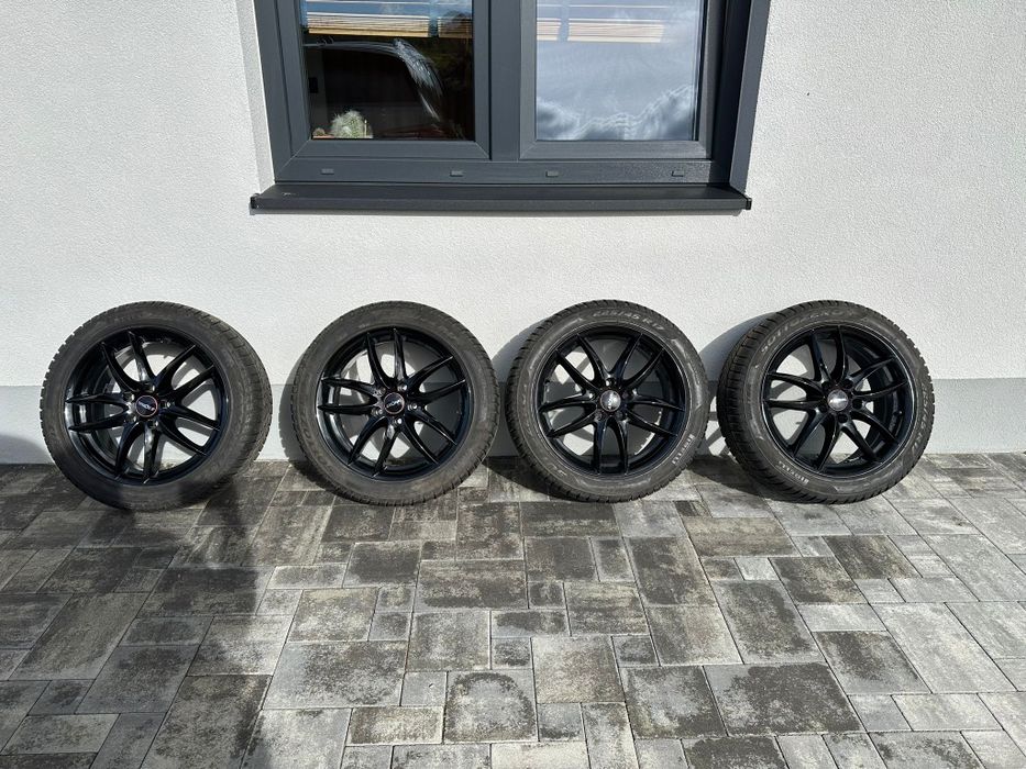 Koła zimowe Alufelgi Ronal R46Jetblack  + opony Pirelli Sotto Zero Ser