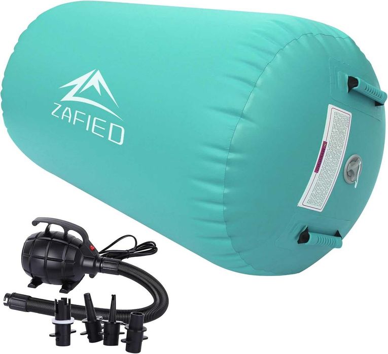 Dmuchany Wałek Gimnastyczny Air Roll 100x60 cm Air Barrel do Treningu