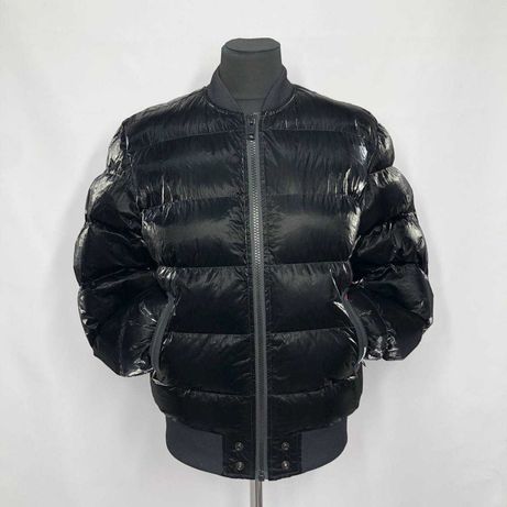 DIESEL Мужская черная зимняя, демисезонная куртка, бомбер, размер s