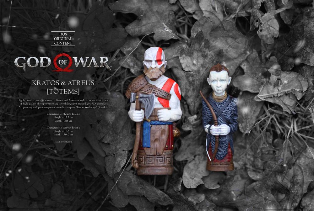 Тотемы из "God of War" Kratos & Atreus ("Бог Войны" Кратос и Атрей)