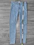 Jeansy Sinsay XS 34 rurki dopasowane leginsy elastyczne