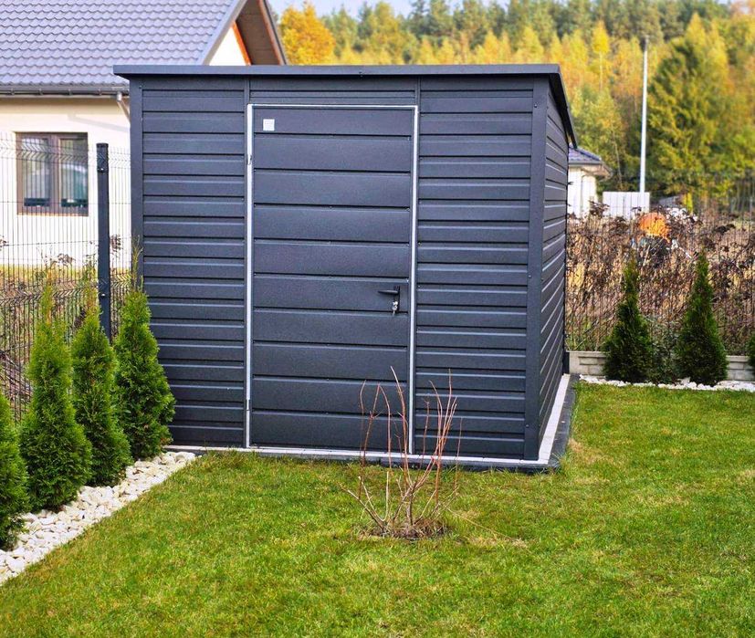 Antracytowy Domek Narzędziowy w NISKIEJ CENIE