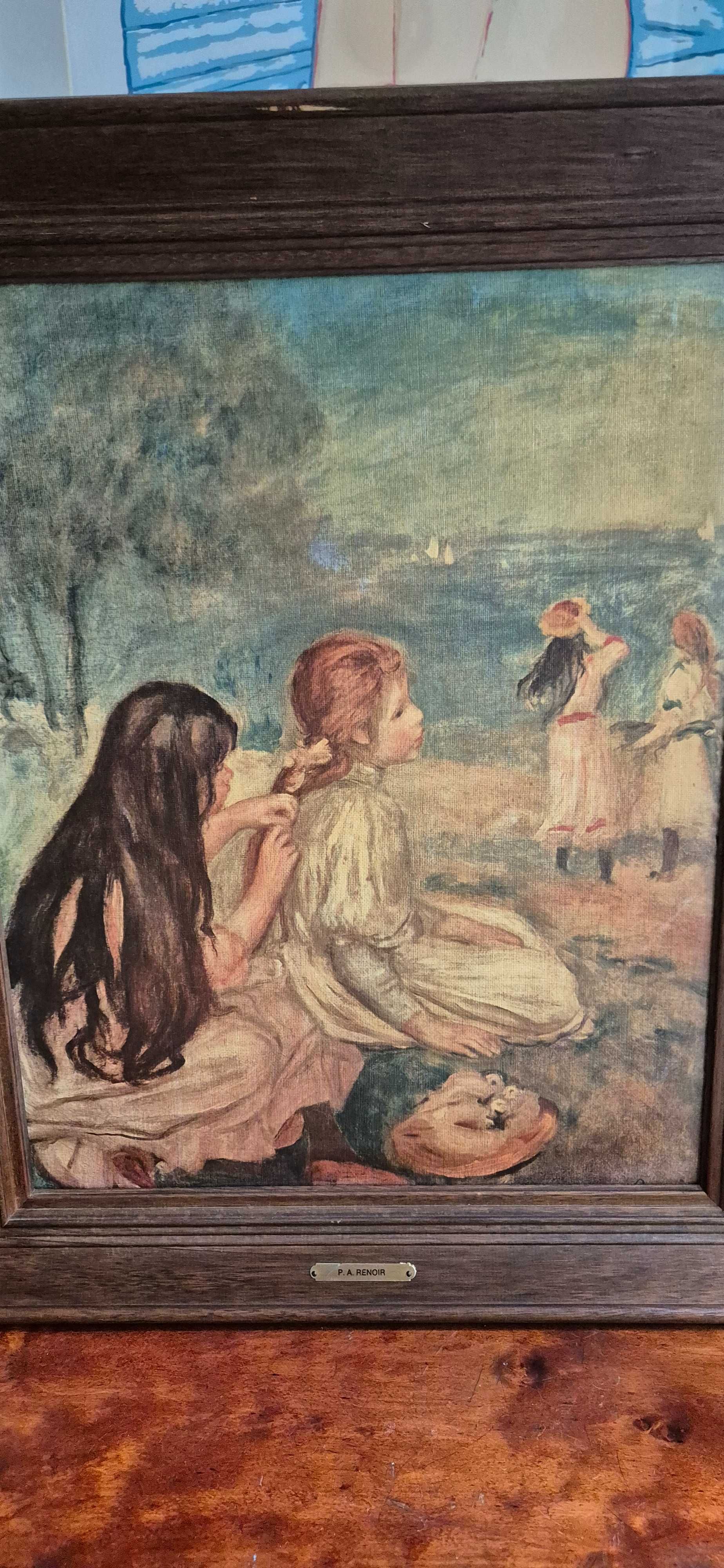 Przecudna reprodukcja Obrazu Renoir Damy z epoki dekor impresjonizm