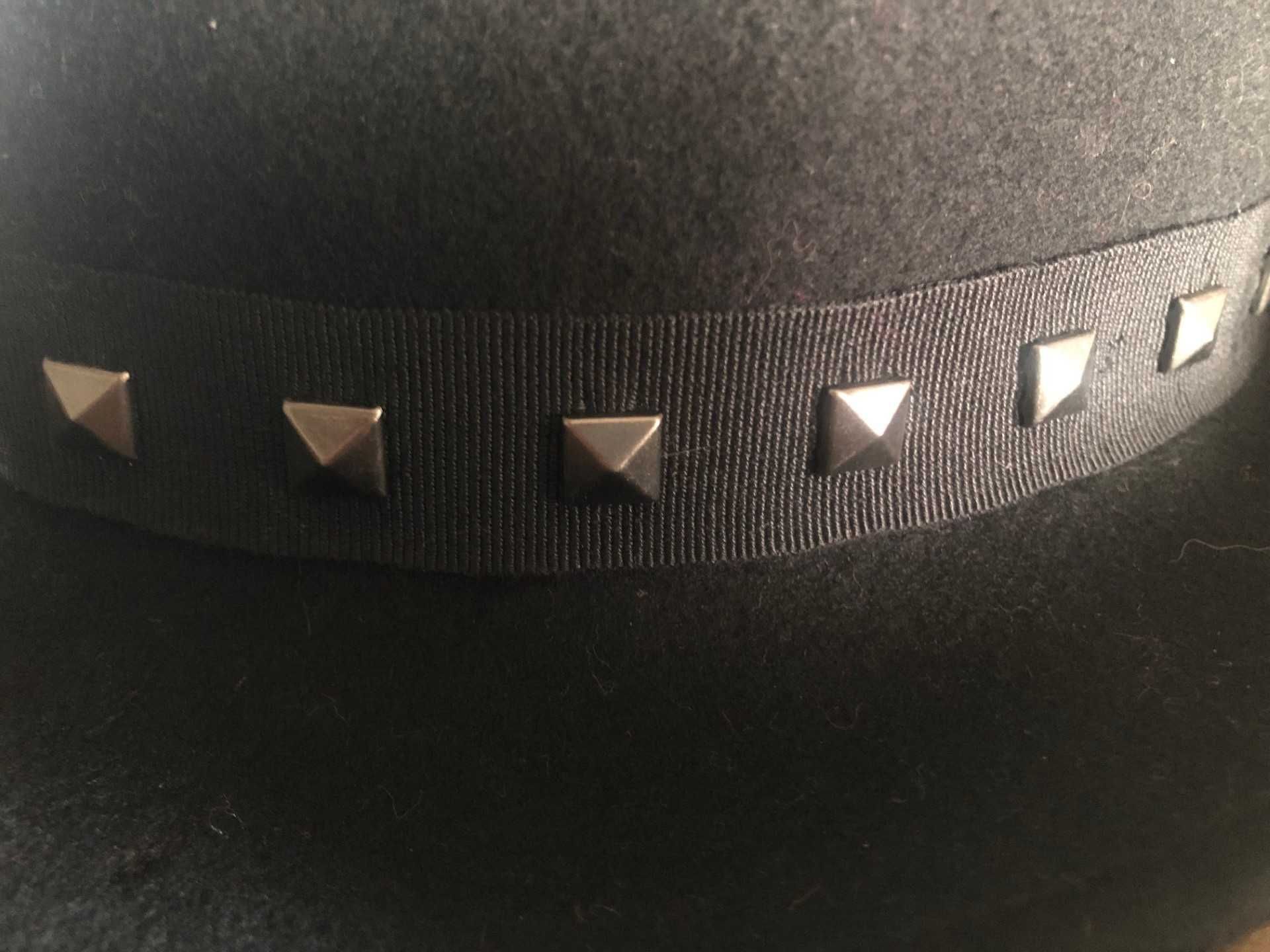 Chapéu preto Gerard Darel (panama) 100% lã