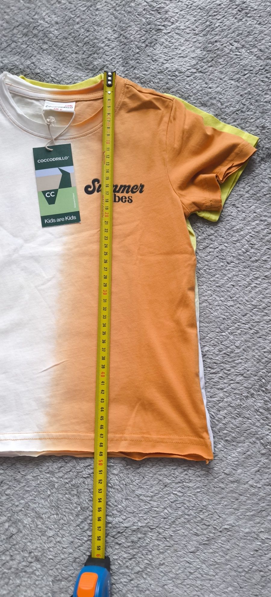 Nowe 2 szt bluzki t-shirty coccodrillo r. 116