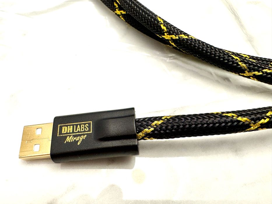 Kabel DH Labs MIRAGE USB 2m A-B Najwyższa Seria Srebro USA Audio HiEnd