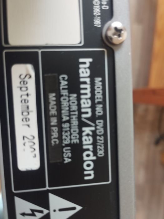 Dvd Harman Kardon z pilotem