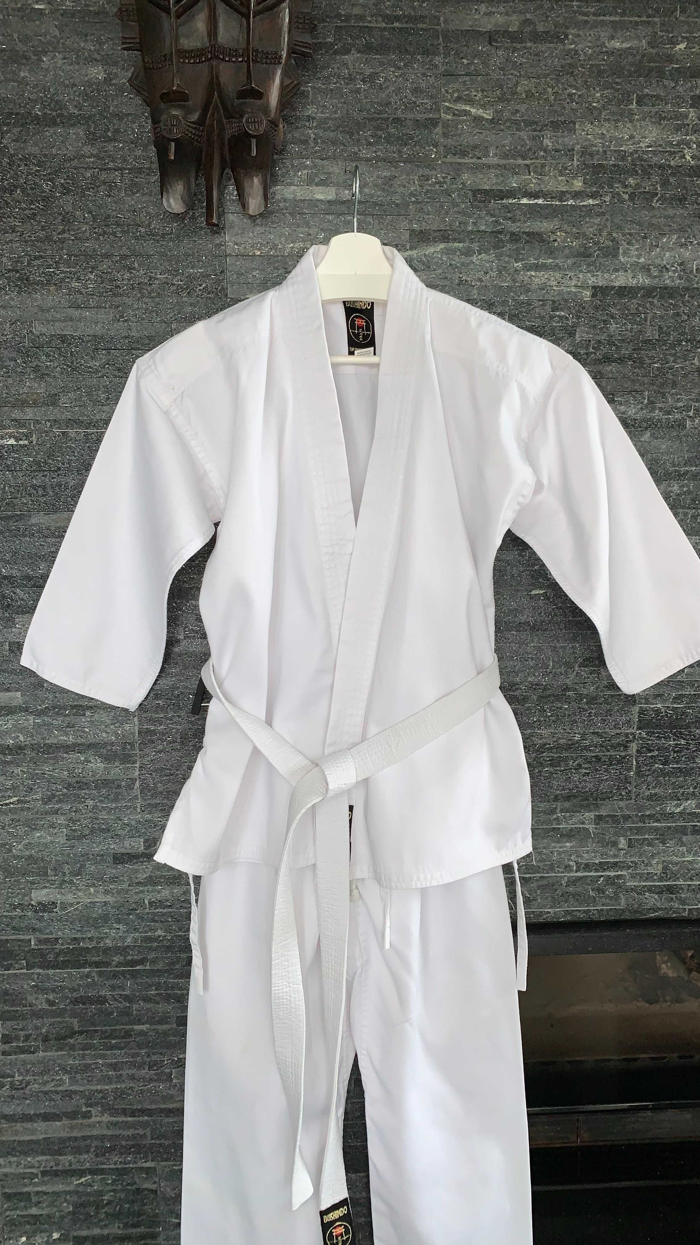 r. 130 cm / Bushindo kimono karate taekwondo komplet