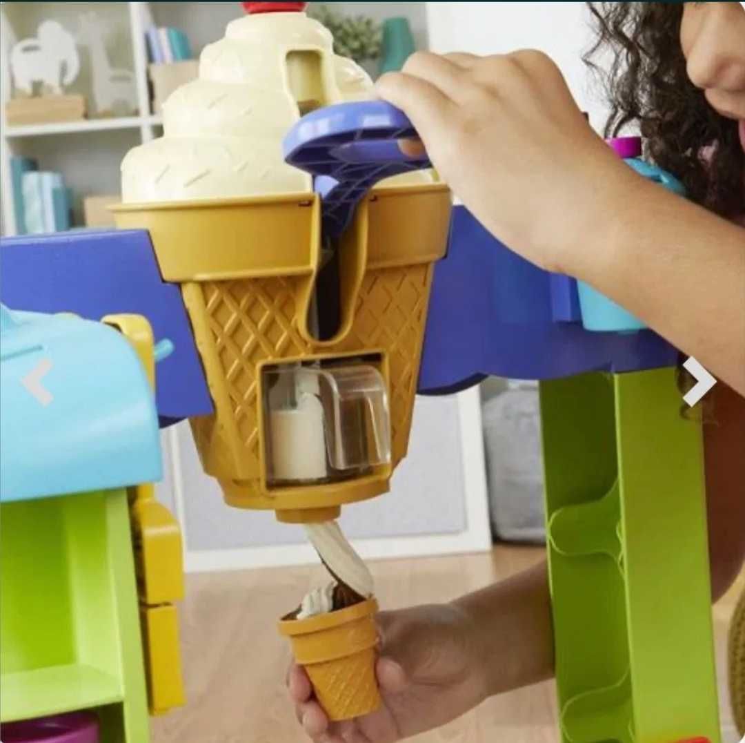 Carrinho de gelados play doh para brincar com plasticina