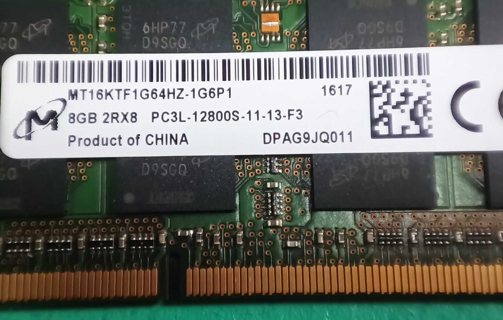 Оперативная память для ноутбука 16Гб DDR3L или обмен на телефон