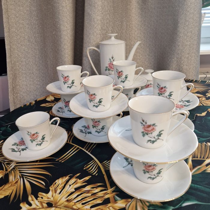 Piękny serwis porcelany Bavaria Winterling dla 10 osób
