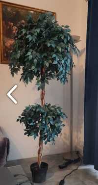 Duze drzewo sztuczne ficus sztuczna roślina kwiat 180cm 180