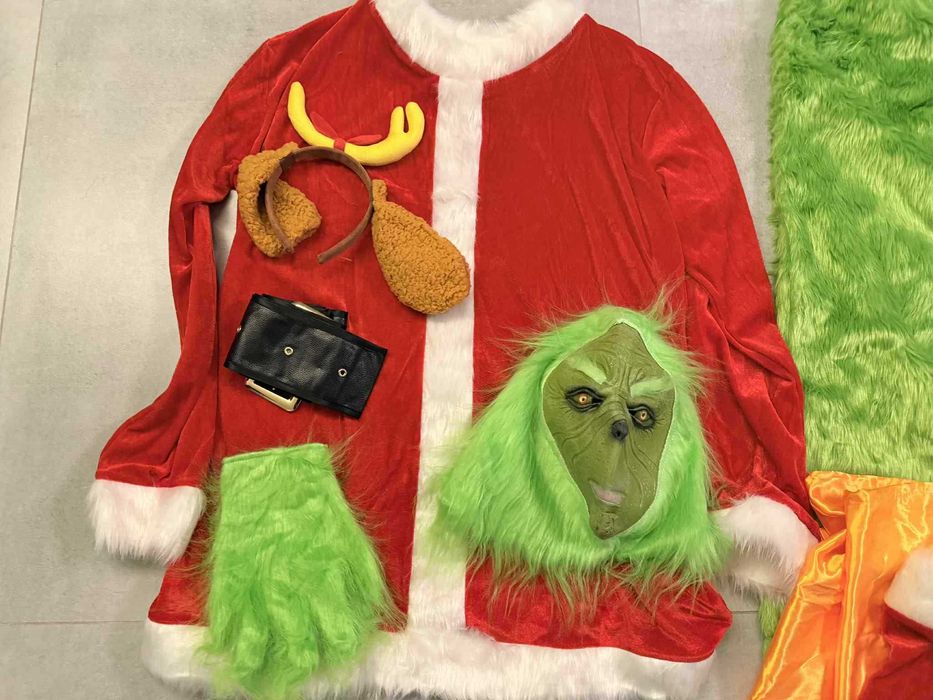 Strój Kostium Grinch - świąt nie będzie rozmiar XXXL 3XL
