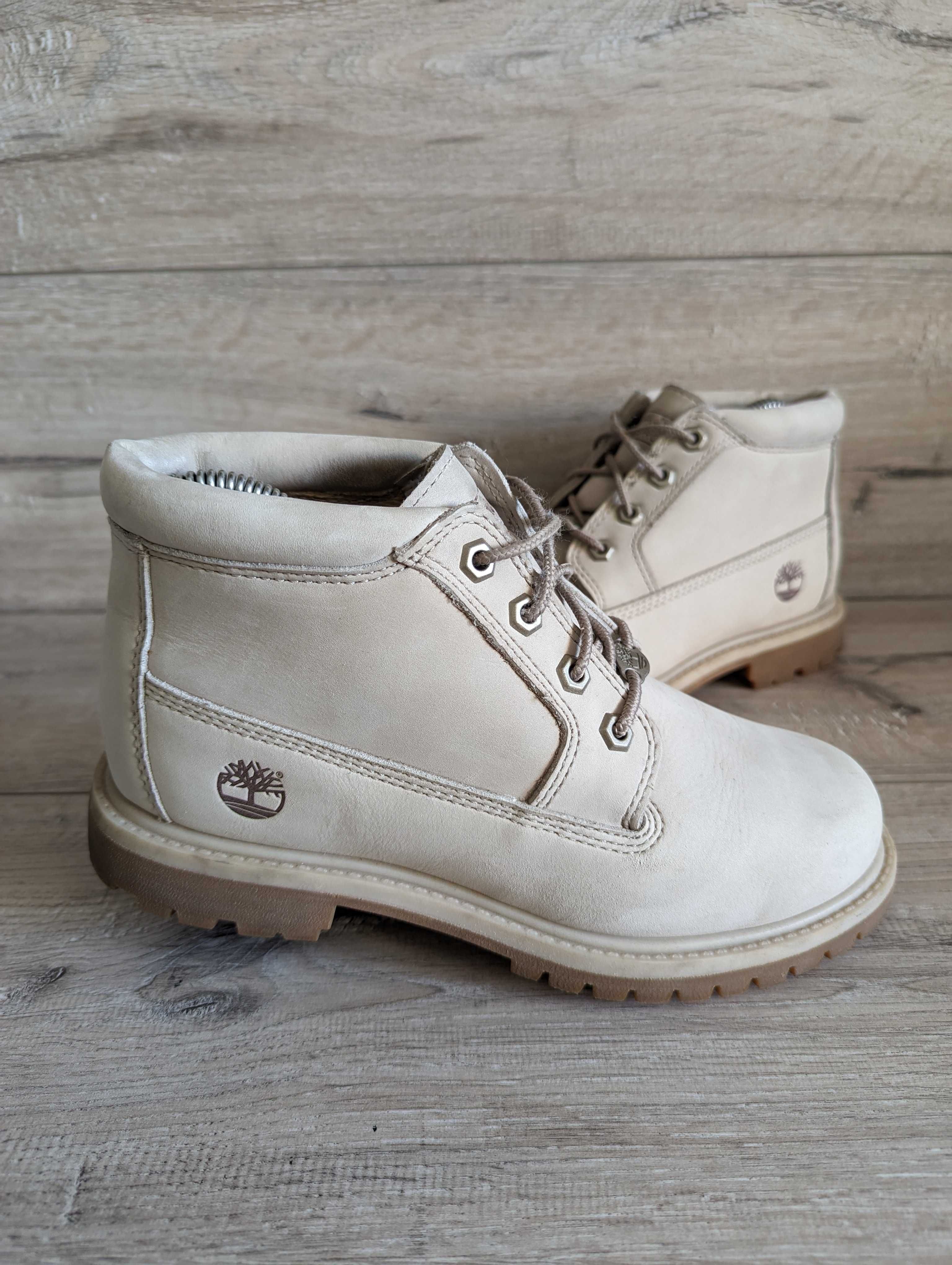 Ботинки кожаные б/у Тимберленд Timberland Nellie Chukka  37-38 р 24 см