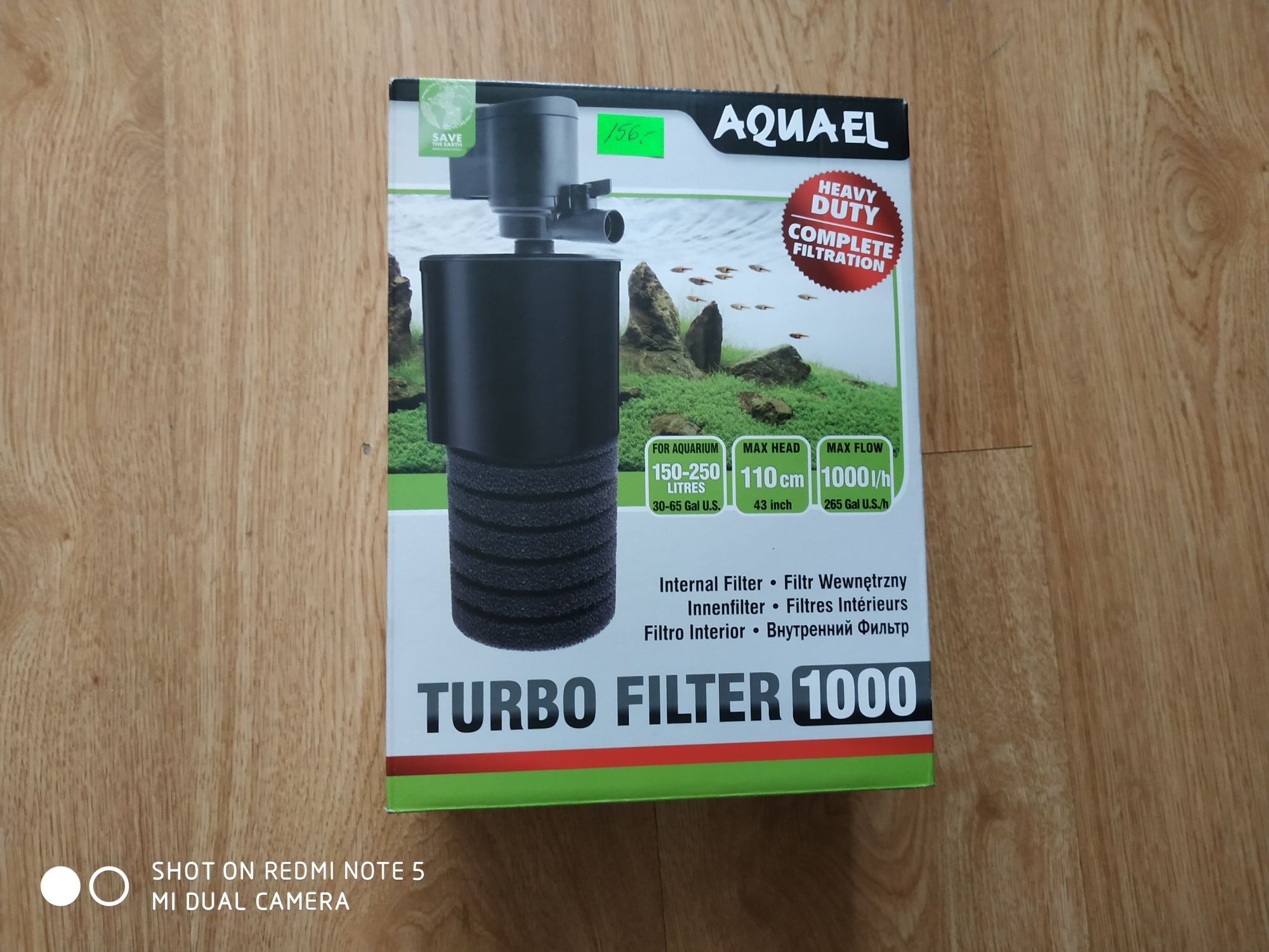 Filtr do akwarium Aquael turbo 1000 na gwarancji