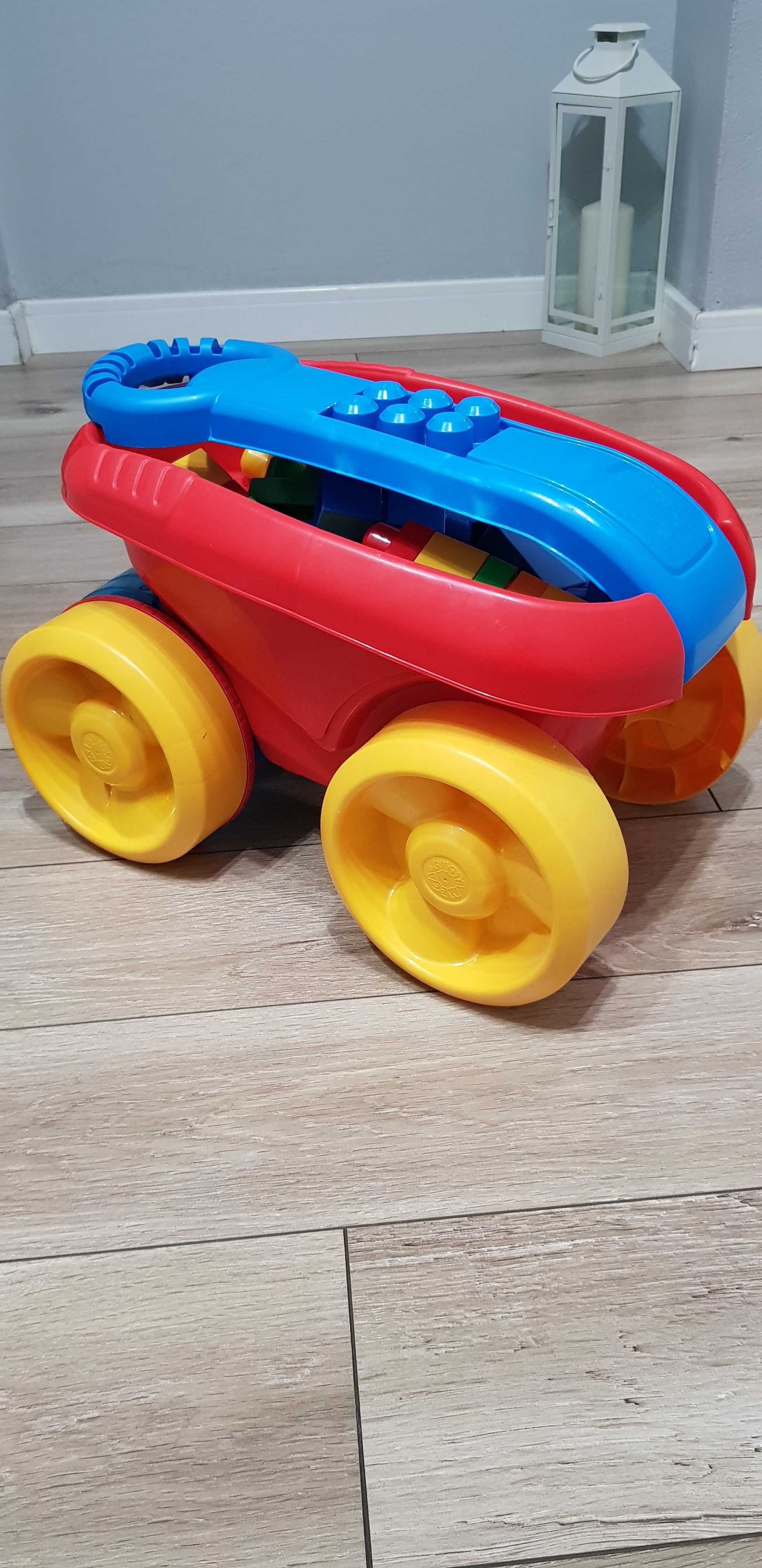 Wózek mega bloks fisher price zbieracz klocków