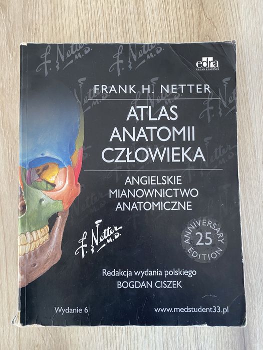 Netter atlas anatomii człowieka angielskie nazewnictwo anatomiczne