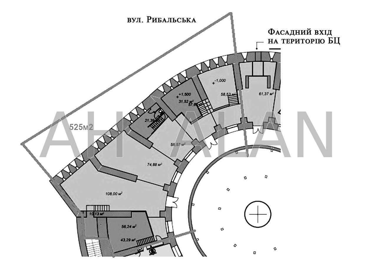 Аренда офиса в Бизнес центре Печерского района, Кловская