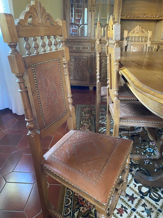 Sala Completa Vintage em cerejeira maciça, Charme Clássico