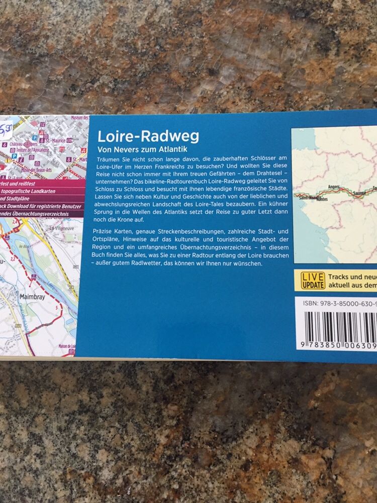 Przewodnik rowerowy Loire Radweg von Nevers zum Atlantik jęz.niemiecki