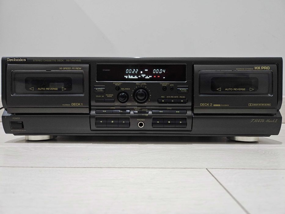 Magnetofon deck odtwarzacz kasetowy Technics Rs-Tr474