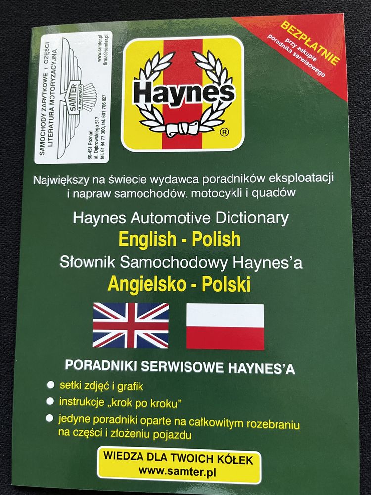 Książka napraw i serwisów honda crf heyens