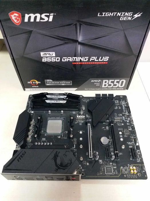 MSI B550 Gaming Plus + AMD Ryzen 7 5700X 3.4(4.6)GHz+DDR4 32Gb (2x16)
