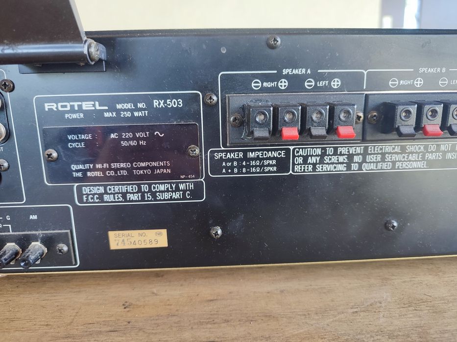 Wzmacniacz amplituner Rotel RX 503