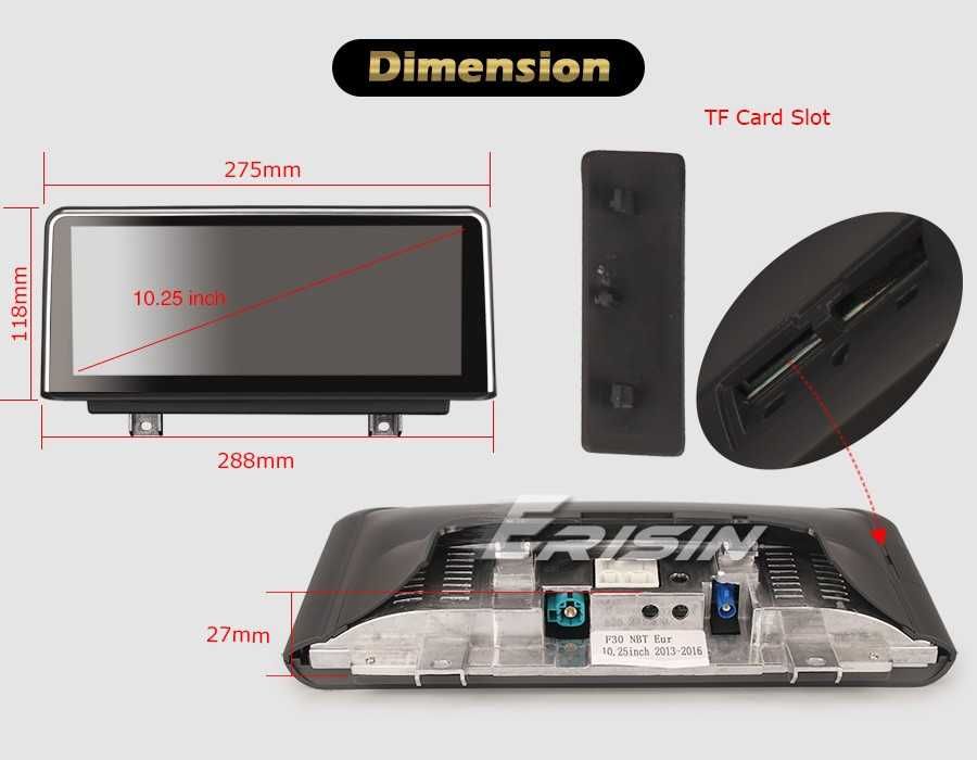 CarPlay Radio GPS WiFi Android BMW NBT F30 F31 F34 F32 F33 F36 F80 F82